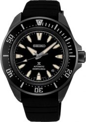 Zegarek Seiko Zegarek męski Seiko SRPL15K1 czarny. Czarne zegarki męskie Seiko, bez wzorów. Za 2,590.00 zł.