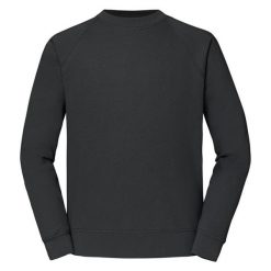Klasyczna Bluza Raglanowa Unisex Dla Dorosłych. Zielone bluzy męskie fruit of the loom, l, bez wzorów, klasyczne, bez ramiączek, bez kaptura. Za 79.99 zł.