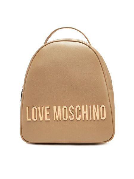 LOVE MOSCHINO Plecak JC4197PP1MKD196A Złoty. Żółte plecaki damskie Love Moschino, bez wzorów, ze skóry. Za 449.99 zł.