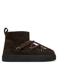 Inuikii Śniegowce Classic Low Camouflage 1001.001.0581 Brązowy ciemny. Brązowe śniegowce damskie Inuikii, ze skóry, bez zapięcia. Za 1,199.00 zł.