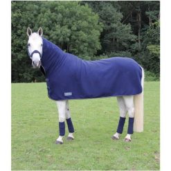 Koszula osuszająca dla konia z kołnierzem Waldhausen Economic. Niebieskie koszule damskie WALDHAUSEN, bez wzorów, sportowe, bez kołnierzyka, bez ramiączek. Za 232.50 zł.