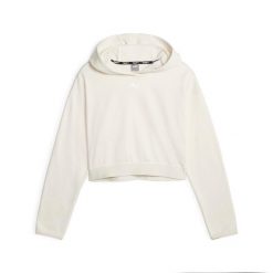 Bluza Sportowa Damska Puma Strong Power Fl. Białe bluzy damskie Puma, xl, bez wzorów, sportowe, bez ramiączek, bez kaptura. Za 109.99 zł.