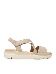 Go Soft Sandały CEO-WB-TEYLOR-07 Złoty. Żółte sandały damskie GO SOFT, bez wzorów, ze skóry, bez obcasa, na płaskiej podeszwie, bez zapięcia. Za 169.99 zł.