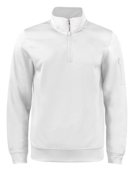 Clique Basic Active Half Zip Bluza – White. Białe bluzy damskie CLIQUE, m, bez wzorów, bez ramiączek, bez kaptura. Za 172.64 zł.