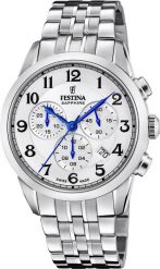 Zegarek Festina Zegarek męski Festina F20040-1 srebrny. Szare zegarki męskie Festina, bez wzorów, srebrne. Za 1,401.00 zł.