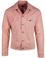 LEE SLIM RIDER MĘSKA KURTKA JEANSOWA PASTEL PINK L89RRN51 112123905. Różowe kurtki męskie Lee, l, bez wzorów, z jeansu, bez kaptura. Za 289.99 zł.