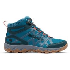 Buty trekkingowe Columbia Peakfreak X2 MID OutDry 1865181317. Niebieskie obuwie trekkingowe damskie Columbia, bez zapięcia. Za 239.00 zł.