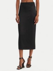 Versace Jeans Couture Spódnica maxi 80HAE806 N0640 Czarny Regular Fit. Czarne spódnice damskie Versace Jeans Couture, bez wzorów, z jeansu, maxi. Za 829.99 zł.