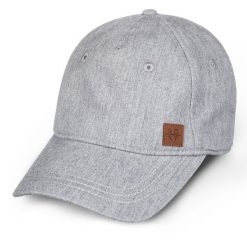 Czapka z daszkiem Roxy. Szare czapki damskie Roxy, bez wzorów. Za 99.99 zł.