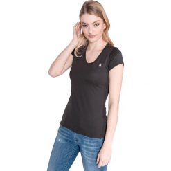 G-Star RAW Eyben Koszulka Czarny. Czarne bluzki damskie G-Star Raw, l, bez wzorów, z bawełny, retro, bez kołnierzyka, bez ramiączek. Za 102.95 zł.