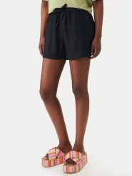 Roxy Szorty materiałowe Lekeitio Break ERJNS03490 Czarny Regular Fit. Czarne szorty damskie Roxy, bez wzorów, z materiału. Za 169.99 zł.