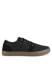 Quiksilver Trampki ZEKE-01 Czarny. Czarne trampki męskie Quiksilver, bez wzorów, z materiału, bez zapięcia. Za 129.99 zł.