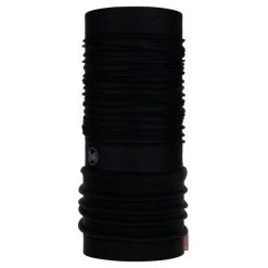 Komin zimowy z polaru Buff Polar. Czarne szaliki męskie Buff, bez wzorów, z polaru. Za 139.90 zł.