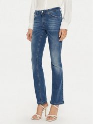 Rinascimento Jeansy CFC0120186003 Granatowy Regular Fit. Niebieskie jeansy damskie Rinascimento, bez wzorów, z bawełny. Za 219.99 zł.