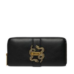 Portfel Just Cavalli. Czarne portfele damskie Just Cavalli. Za 409.99 zł.