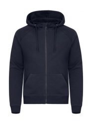 Clique Miami PRO Hoody Full Zip rozpinana bluza z kapturem – Dark Navy. Niebieskie bluzy damskie CLIQUE, m, bez wzorów, z bawełny, bez ramiączek, z kapturem. Za 223.09 zł.