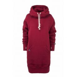 Bluza sportowa z kapturem damska DEEP TRIP Luzak. Czerwone bluzy damskie DEEP TRIP, l, bez wzorów, z bawełny, sportowe, bez ramiączek, z kapturem. Za 369.00 zł.