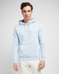 MĘSKA BLUZA Z KAPTUREM LEE CORE HOODIE LIGHT 112351145 LM33015615. Bluzy męskie Lee, m, bez wzorów, bez kaptura. Za 169.99 zł.