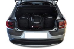 Torby Do Bagażnika Citroen C4 Cactus 2014-2017 4Szt Kjust. Czarne torby podróżne damskie KJUST, bez wzorów, z kauczuku. Za 1,144.00 zł.