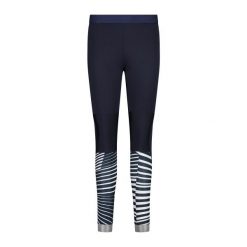 Damskie legginsy CMP. Czarne legginsy damskie CMP, bez wzorów, z dresówki. Za 266.50 zł.