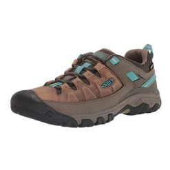 Buty trekkingowe damskie Keen Targhee Iii WP W. Brązowe obuwie trekkingowe damskie Keen, z materiału, bez zapięcia. Za 455.00 zł.