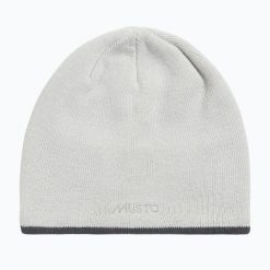 Czapka Musto Knitted Beanie. Szare czapki damskie Musto, na zimę, bez wzorów, z materiału, eleganckie. Za 109.99 zł.