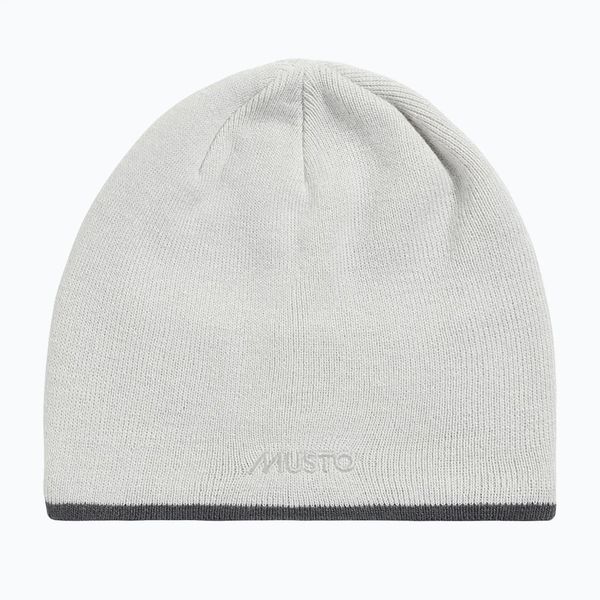 Czapka Musto Knitted Beanie. Szare czapki damskie Musto, na zimę, bez wzorów, z materiału, eleganckie. Za 109.99 zł.