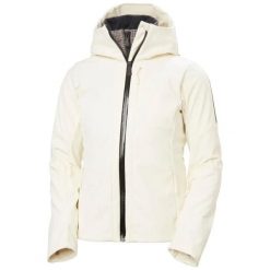Damska kurtka narciarska 3 w 1 Helly Hansen Avanti. Białe kurtki sportowe damskie Helly Hansen, na zimę, bez wzorów, z softshellu, bez ramiączek, bez kaptura, narciarskie. W wyprzedaży za 1,599.20 zł.