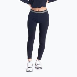 Legginsy damskie LEONE 1947 Shine On. Czarne legginsy damskie LEONE 1947, bez wzorów. Za 119.99 zł.