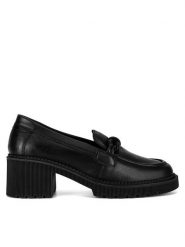 Lasocki Półbuty WI32-SL-26303 Czarny. Czarne półbuty damskie Lasocki, bez wzorów, ze skóry, bez obcasa, na obcasie, bez zapięcia. Za 249.99 zł.