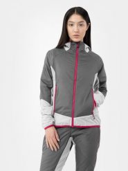 4F Kurtka skiturowa Primaloft® Active damska L. Szare kurtki sportowe damskie 4F, na zimę, l, bez wzorów, z dzianiny, bez ramiączek, bez kaptura, narciarskie, primaloft. W wyprzedaży za 119.99 zł.