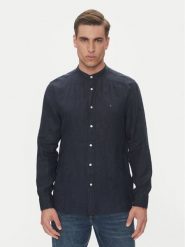 Tommy Hilfiger Koszula MW0MW39271 Granatowy Regular Fit. Niebieskie koszule męskie Tommy Hilfiger, m, bez wzorów, ze lnu, bez kołnierzyka, bez ramiączek. Za 309.99 zł.