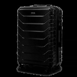 Walizka średnia Wings CRAKE 24" BLACK. Czarne walizki damskie Wings, bez wzorów, z materiału, duże. Za 209.93 zł.