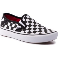 Tenisówki VANS - Comfycush Slip VN0A3WME5GU1 (Checkerboard) Blk/Truwht. Białe trampki i tenisówki damskie Vans, bez wzorów, z gumy, bez zapięcia. W wyprzedaży za 239.00 zł.