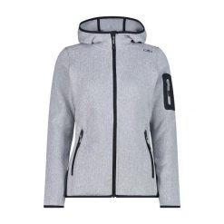 Bluza damska turystyczna CMP 3H19826. Szare bluzy damskie CMP, l, bez wzorów, sportowe, bez ramiączek, bez kaptura. W wyprzedaży za 244.99 zł.