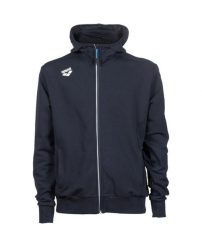 Bluza Arena Team Hooded Jacket Panel z kapturem. Niebieskie bluzy damskie ARENA, m, bez wzorów, z bawełny, bez ramiączek, z kapturem. Za 299.99 zł.