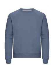 Clique Miami PRO Bluza z okrągłym dekoltem French Terry – Steel Blue. Niebieskie bluzy damskie CLIQUE, xl, bez wzorów, z bawełny, bez ramiączek, bez kaptura. Za 189.36 zł.