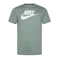 Koszulka męska Nike Sportswear. Zielone koszulki sportowe męskie Nike, m, bez wzorów, z bawełny, bez ramiączek, na fitness i siłownię. Za 119.99 zł.
