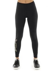 Leone 1947 Legginsy damskie ze stretchem Baumwolle mit goldenen Nieten. Czarne legginsy damskie LEONE 1947 APPAREL, bez wzorów, z bawełny. Za 206.29 zł.