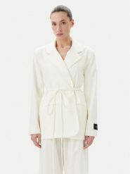Eleh Marynarka ESS250004 Écru Regular Fit. Marynarki i żakiety damskie Eleh, bez wzorów, z syntetyku, bez kołnierzyka, bez ramiączek. Za 369.99 zł.
