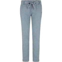 Eleganckie spodnie damskie Nely M - Komfortowy materiał stretch. Fioletowe spodnie dresowe damskie GLENMUIR, bez wzorów, z bawełny, eleganckie, długie. Za 184.99 zł.