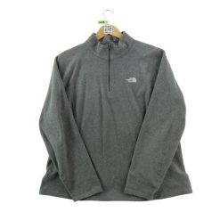 Second life - Bluza polarowa damska z golfem - Stan bardzo dobry. Szare bluzy damskie The North Face, m, bez wzorów, z materiału, wizytowe, bez ramiączek, bez kaptura. Za 143.46 zł.