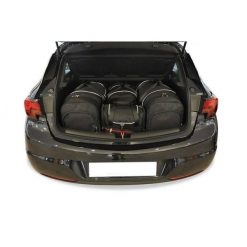 Torby Do Bagażnika Opel Astra 5 Hatchback 2015-2021 4Szt Kjust. Czarne torby podróżne damskie KJUST, bez wzorów. Za 1,196.00 zł.