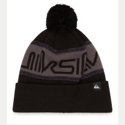 Czapka Quiksilver. Czarne czapki męskie Quiksilver, na zimę, bez wzorów. Za 129.99 zł.
