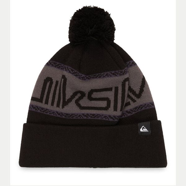 Czapka Quiksilver. Czarne czapki męskie Quiksilver, na zimę, bez wzorów. Za 63.99 zł.