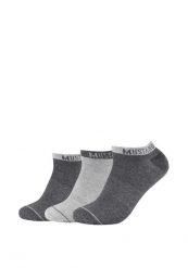 3 pack Męskie Skarpety MUSTANG dark grey mix MU33031 – 9703. Szare skarpety męskie Mustang, bez wzorów. Za 59.99 zł.