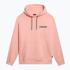 Bluza męska Napapijri B-Boyd H. Czerwone bluzy męskie Napapijri, l, bez wzorów, bez ramiączek, bez kaptura. Za 359.99 zł.