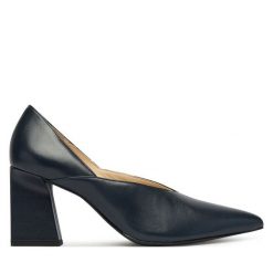 Czółenka HÖGL. Niebieskie czółenka damskie HÖGL, bez wzorów, bez obcasa, bez zapięcia. Za 799.99 zł.