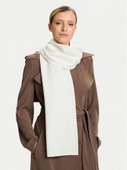 Calvin Klein Szalik Emblem Aop Jcq Fine Rib Scarf LV04D8051G Beżowy. Brązowe rękawiczki damskie Calvin Klein, bez wzorów, z materiału. Za 269.99 zł.