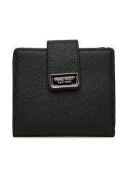 Nine West Portfel CEO-NW-W1-008-SS26 Czarny. Czarne portfele damskie Nine West, z materiału. Za 69.99 zł.